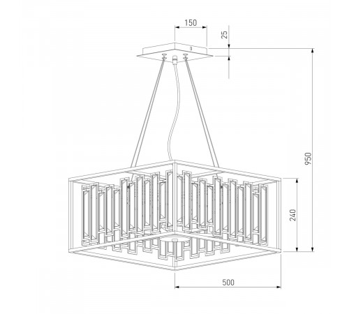 Подвесная люстра Bogates Cella 377/6 Strotskis a061525 Подвесная люстра Bogates Cella 377/6 Strotskis a061525