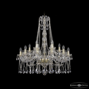 Подвесная люстра Bohemia Ivele Crystal 1413/12+6/300/h-95 G