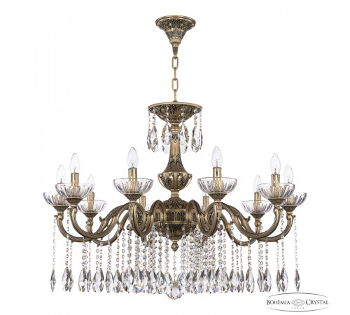 Подвесная люстра Bohemia Ivele Crystal AL78101/10/300 A AGB P Clear/M-1H