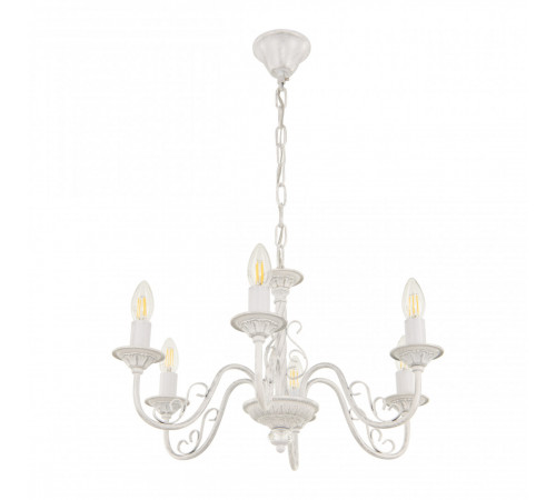 Подвесная люстра Arte Milano 342620/6 WT+SL Подвесная люстра Arte Milano 342620/6 WT+SL