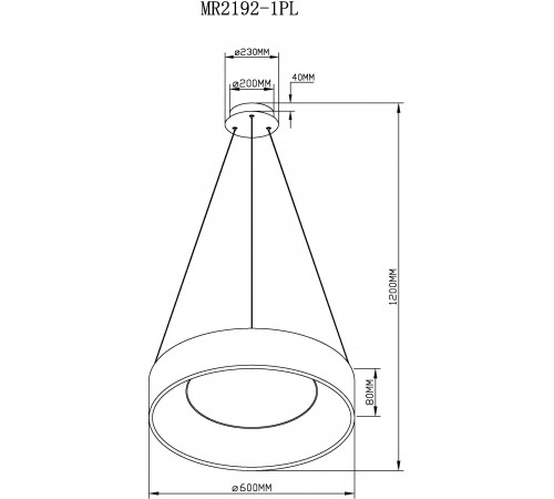 Подвесная люстра Myfar Shannon MR2192-1PL Подвесная люстра Myfar Shannon MR2192-1PL