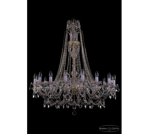 Подвесная люстра Bohemia Ivele Crystal 1411/16/400/XL-115 G Подвесная люстра Bohemia Ivele Crystal 1411/16/400/XL-115 G
