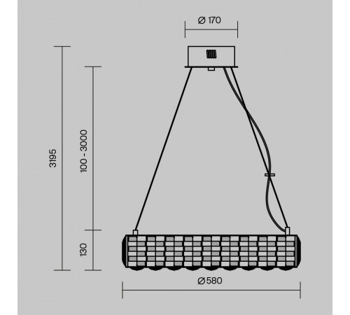 Подвесная люстра Maytoni Castello MOD336PL-L120G3K Подвесная люстра Maytoni Castello MOD336PL-L120G3K