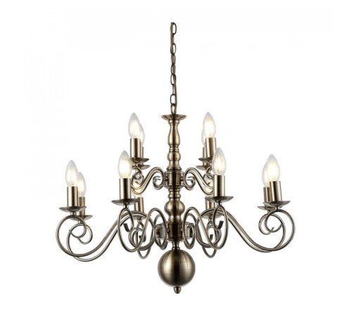 Подвесная люстра Arte Lamp A1129LM-12AB Подвесная люстра Arte Lamp A1129LM-12AB