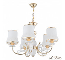 Подвесная люстра Arte Milano Florentia-1097 301097/5 Wh/Gd