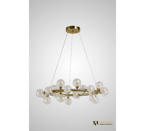 Подвесная люстра AM Group AM470 D500 POLISHED GOLD Подвесная люстра AM Group AM470 D500 POLISHED GOLD