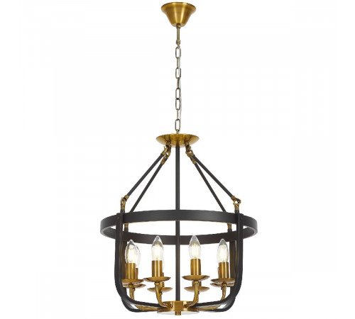 Подвесная люстра Lumina Deco Berling LDP 8024-8 BK+MD Подвесная люстра Lumina Deco Berling LDP 8024-8 BK+MD