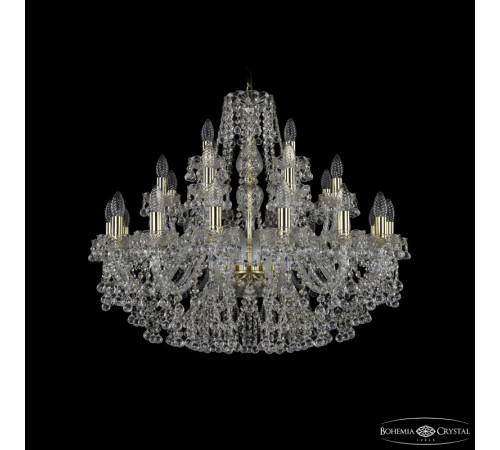 Подвесная люстра Bohemia Ivele Crystal 1409/16+8+4/300 G Подвесная люстра Bohemia Ivele Crystal 1409/16+8+4/300 G