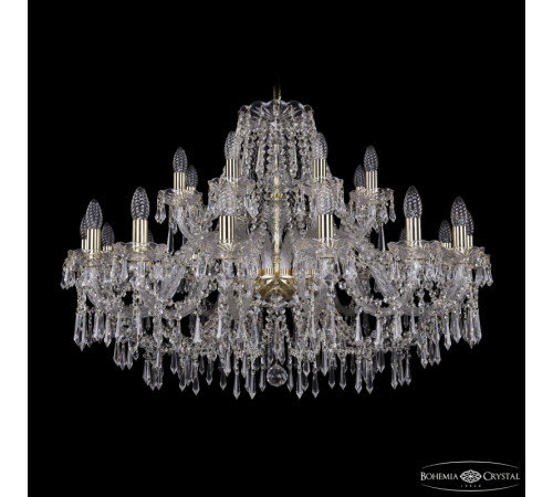 Подвесная люстра Bohemia Ivele Crystal 1403/16+8/360 G Подвесная люстра Bohemia Ivele Crystal 1403/16+8/360 G