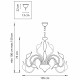 Подвесная люстра Lightstar Cigno Collo 751242