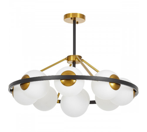 Подвесная люстра Lumina Deco Donzano LDP 8034-9 BK+WT Подвесная люстра Lumina Deco Donzano LDP 8034-9 BK+WT