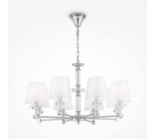 Подвесная люстра Maytoni Riverside MOD018PL-08CH Подвесная люстра Maytoni Riverside MOD018PL-08CH