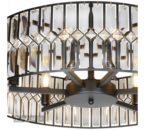 Подвесная люстра iLamp Form 6122-600 BK
