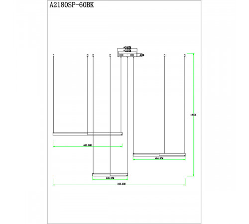 Подвесная люстра Arte Lamp Alfie A2180SP-60BK Подвесная люстра Arte Lamp Alfie A2180SP-60BK