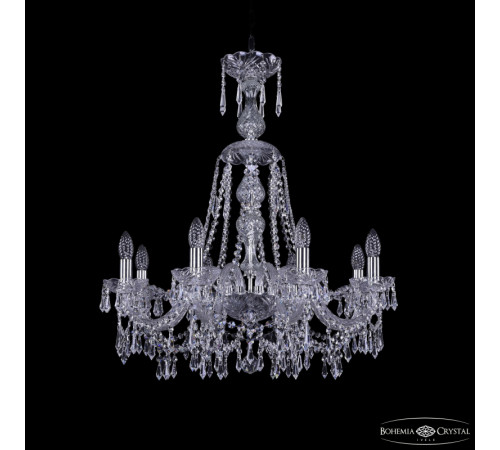 Подвесная люстра Bohemia Ivele Crystal 1403/8/240/XL-75 Ni Подвесная люстра Bohemia Ivele Crystal 1403/8/240/XL-75 Ni