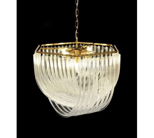 Подвесная люстра Lumina Deco Weddini LDP 6001-600 GD+CL Подвесная люстра Lumina Deco Weddini LDP 6001-600 GD+CL
