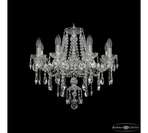 Подвесная люстра Bohemia Ivele Crystal 1415/8/200 Ni Подвесная люстра Bohemia Ivele Crystal 1415/8/200 Ni