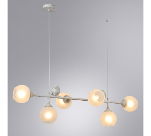 Подвесная люстра Arte Lamp Gemelli A2150SP-6WG Подвесная люстра Arte Lamp Gemelli A2150SP-6WG
