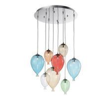 Подвесная люстра Ideal Lux Clown SP8 Color 100944