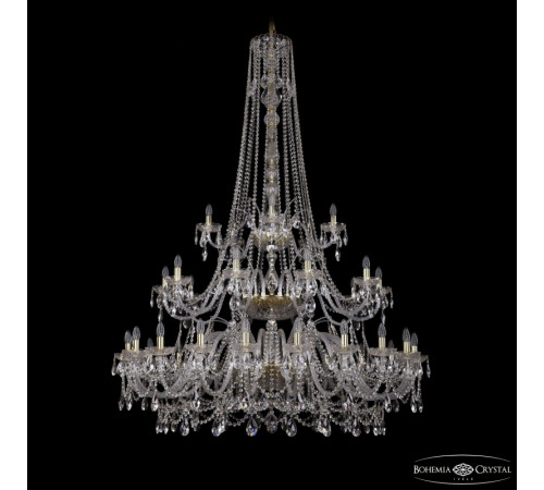Подвесная люстра Bohemia Ivele Crystal 1411/20+10+5/530/h-202/3d G