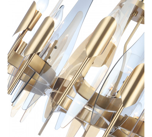 Подвесная люстра Crystal Lux CASA SP-PL12 BRASS Подвесная люстра Crystal Lux CASA SP-PL12 BRASS