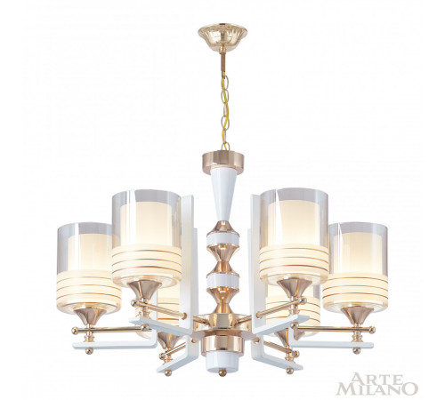 Подвесная люстра Arte Milano Florentia-6087 306087/6 Wh/Gd