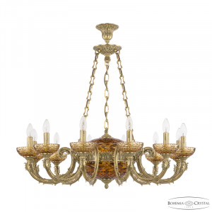 Подвесная люстра Bohemia Ivele Crystal Florence 71009P/12/250 FP P Amber/M-1F