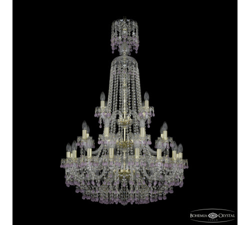 Подвесная люстра Bohemia Ivele Crystal 1410/16+8+4/300/XL-130/3d G V7010