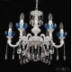 Подвесная люстра Bohemia Ivele Crystal AL79101/6/175 A WMN P Aquamarine/M-1H