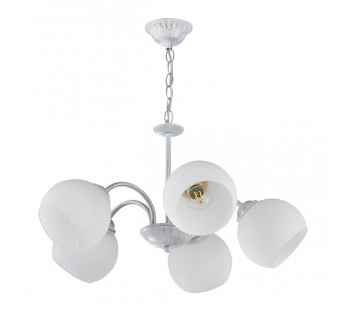 Подвесная люстра Arte Milano Amalfi 335010/5 WT+SL Подвесная люстра Arte Milano Amalfi 335010/5 WT+SL