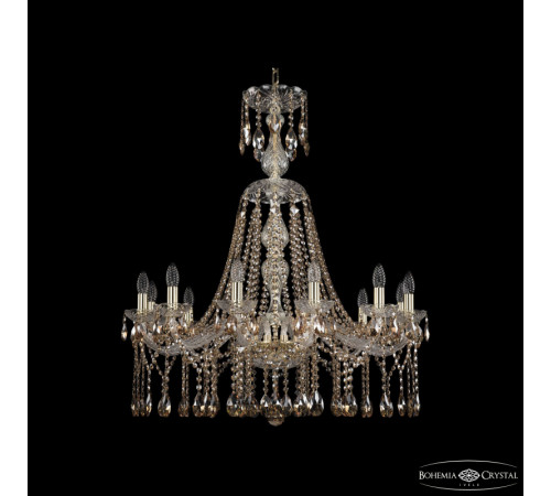Подвесная люстра Bohemia Ivele Crystal 1413/12/300/XL-91 G R721 Подвесная люстра Bohemia Ivele Crystal 1413/12/300/XL-91 G R721