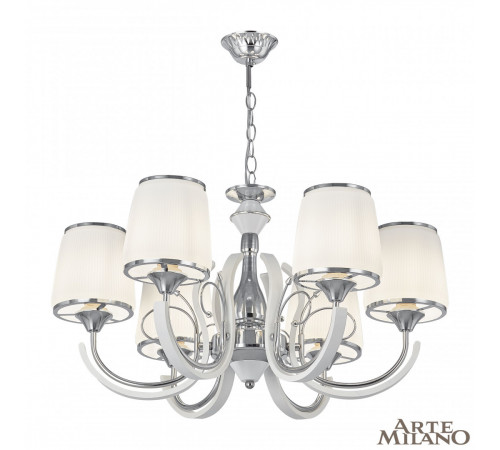 Подвесная люстра Arte Milano Florentia-9247 309247/6 Wh/Ni Подвесная люстра Arte Milano Florentia-9247 309247/6 Wh/Ni