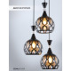 Подвесная люстра Seven Fires Levent SF4045/3P-BK-AM