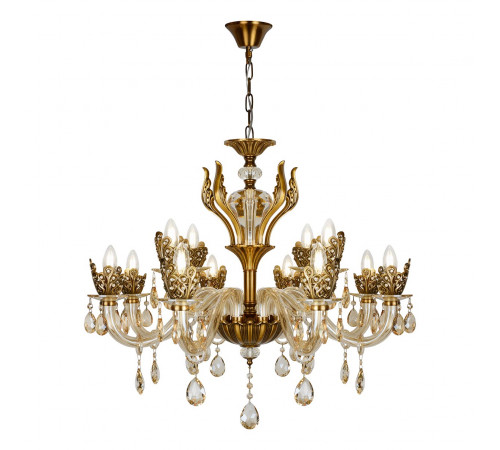 Подвесная люстра iLamp Asia 61078-8+4 BR Подвесная люстра iLamp Asia 61078-8+4 BR