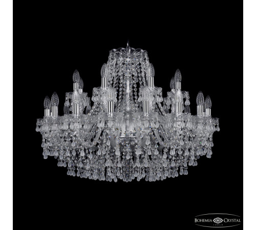Подвесная люстра Bohemia Ivele Crystal 1410/16+8/300 Ni V0300 Подвесная люстра Bohemia Ivele Crystal 1410/16+8/300 Ni V0300