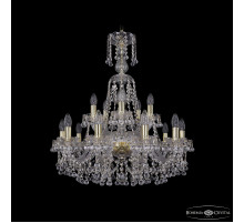 Подвесная люстра Bohemia Ivele Crystal 1409/10+5/240/XL-77 G