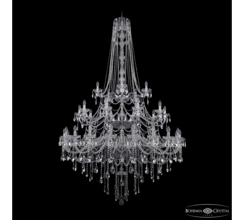 Подвесная люстра Bohemia Ivele Crystal 1415/20+10+5/530/h-231/3d Ni Подвесная люстра Bohemia Ivele Crystal 1415/20+10+5/530/h-231/3d Ni