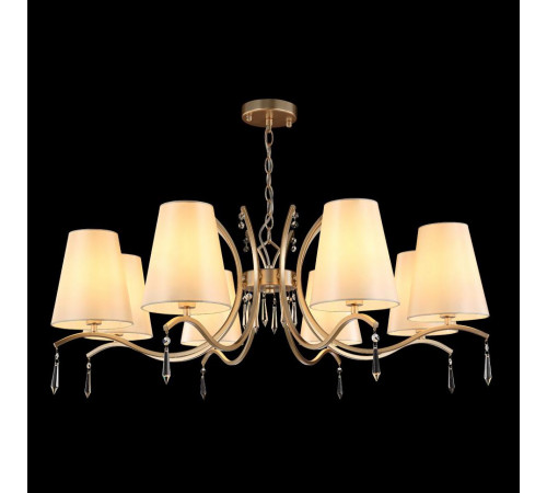 Подвесная люстра Crystal Lux Renata SP8 Gold Подвесная люстра Crystal Lux Renata SP8 Gold