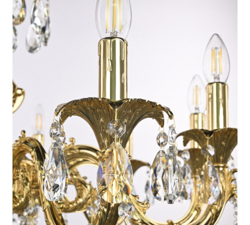 Подвесная люстра Bohemia Ivele Crystal AL79101/10/250 A G Подвесная люстра Bohemia Ivele Crystal AL79101/10/250 A G