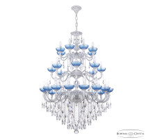 Подвесная люстра Bohemia Ivele Crystal AL78101/16+8+8/300/3d B WMN P Aquamarine/M-1F