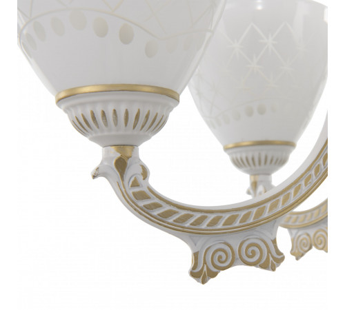 Подвесная люстра Arte Milano 343837/6 WT+G Подвесная люстра Arte Milano 343837/6 WT+G