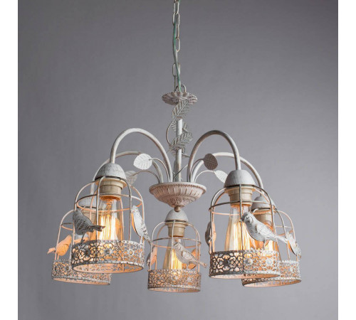 Подвесная люстра Arte Lamp Cincia A5090LM-5WG Подвесная люстра Arte Lamp Cincia A5090LM-5WG