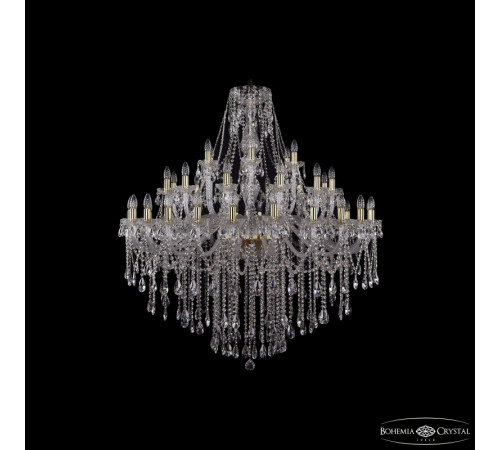Подвесная люстра Bohemia Ivele Crystal 1415/24+12+6/460 G
