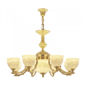 Подвесная люстра Bohemia Ivele Crystal Verona 72211P/8/210 G P1 U Horse