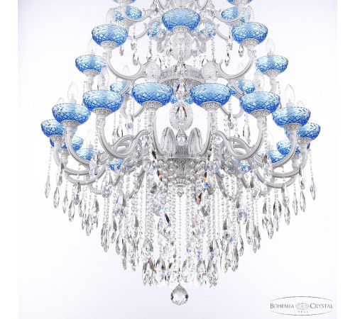 Подвесная люстра Bohemia Ivele Crystal AL78101/16+8+8/300/3d B WMN P Aquamarine/M-1F Подвесная люстра Bohemia Ivele Crystal AL78101/16+8+8/300/3d B WMN P Aquamarine/M-1F