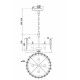 Подвесная люстра Maytoni Puntes MOD043PL-04CH