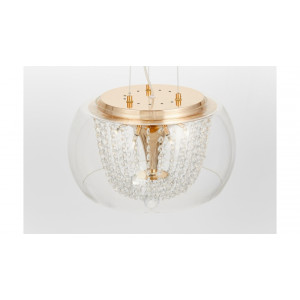 Подвесная люстра Lumina Deco Disposa LDP 7018-400 PR+F.GD