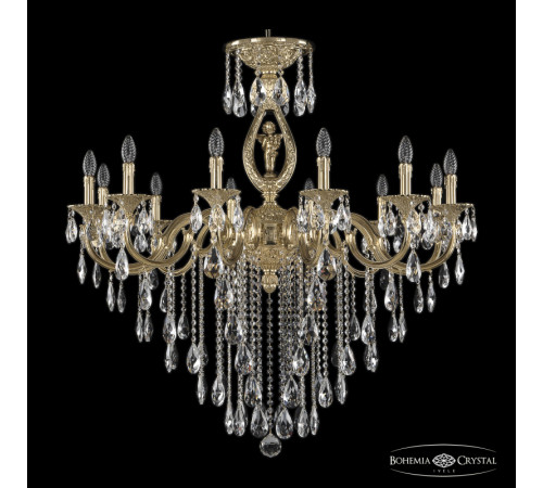Подвесная люстра Bohemia Ivele Crystal Verona 72401/12/360 B G FA10B