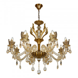 Подвесная люстра iLamp Asia 61078-8+4 BR