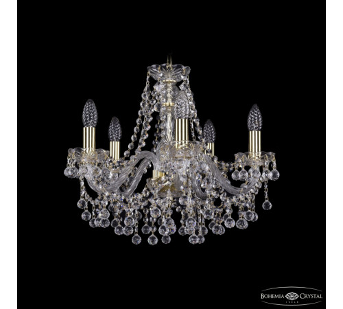 Подвесная люстра Bohemia Ivele Crystal 1409/5/160 G Подвесная люстра Bohemia Ivele Crystal 1409/5/160 G